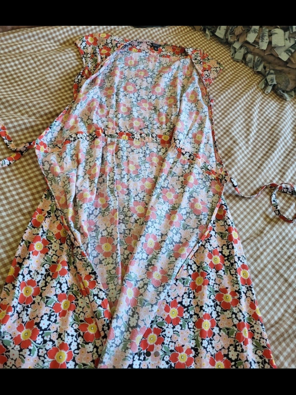 J.Crew Mercantile floral wrap dress - Picture 5 of 6